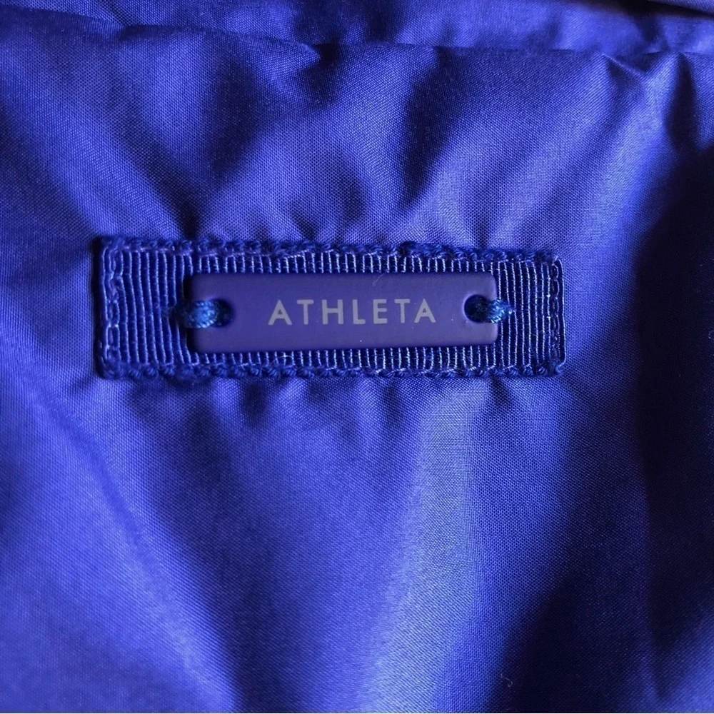 Athleta indigo zip up sprinter vest xxs